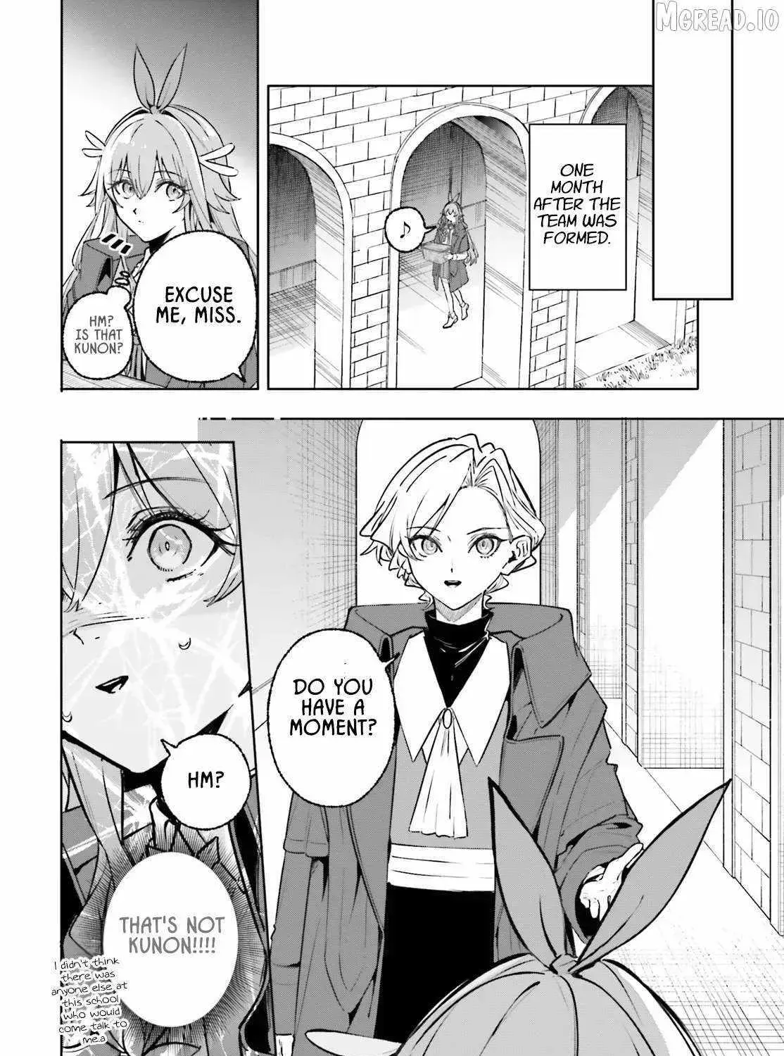 Majutsushi Kunon wa Miete Iru Chapter 45 — Page 16