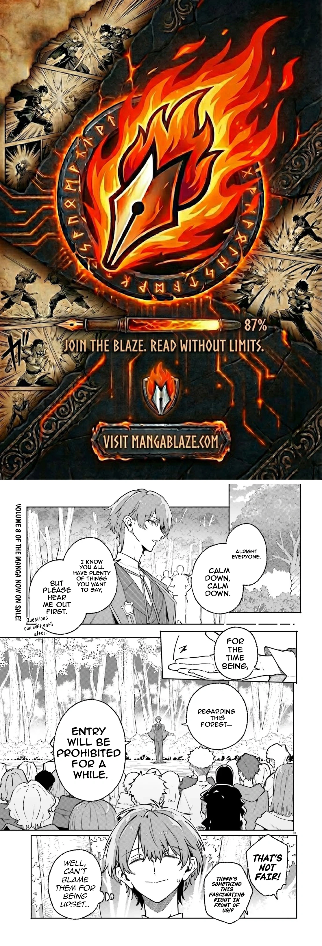 Majutsushi Kunon wa Miete Iru Chapter 49.1 — Page 1