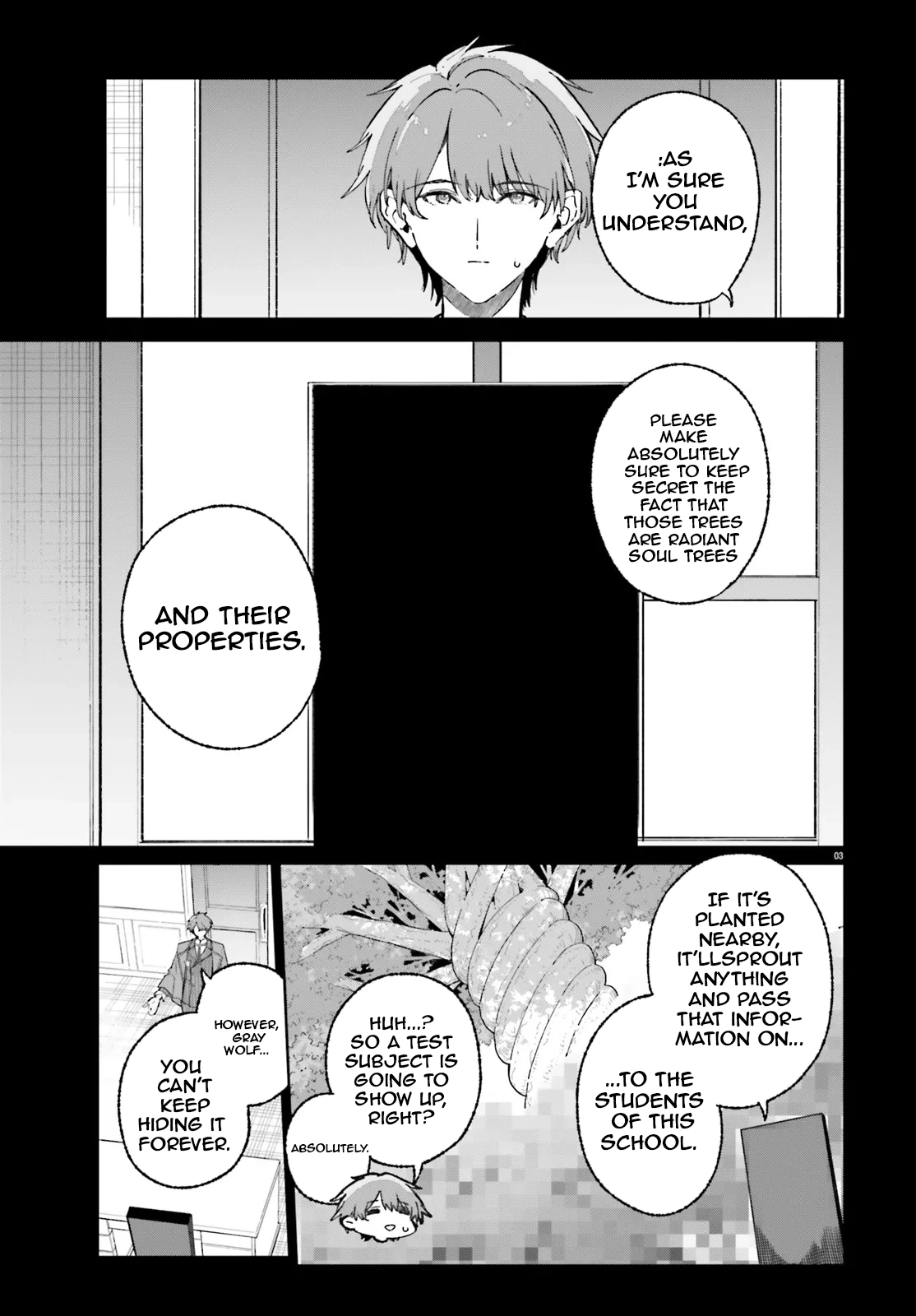 Majutsushi Kunon wa Miete Iru Chapter 49.1 — Page 3