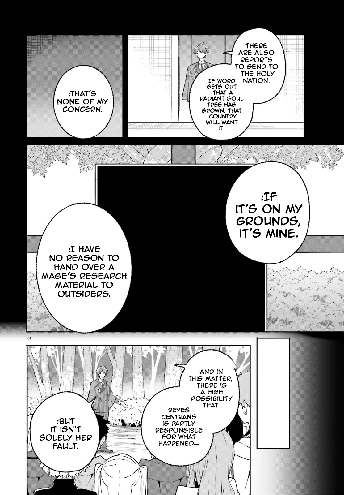 Majutsushi Kunon wa Miete Iru Chapter 49.1 — Page 4