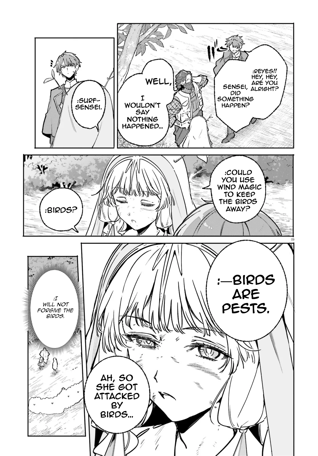 Majutsushi Kunon wa Miete Iru Chapter 49.1 — Page 9