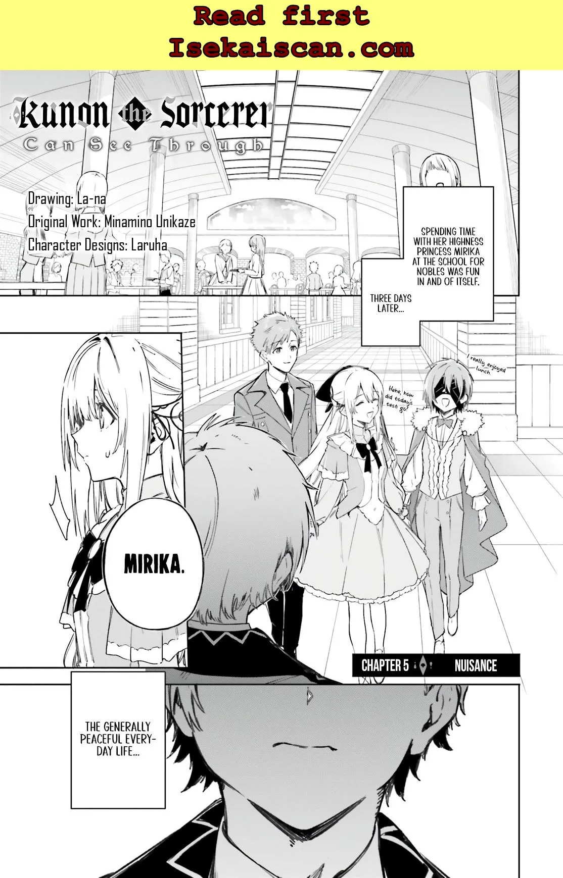 Majutsushi Kunon wa Miete Iru Chapter 5 — Page 2