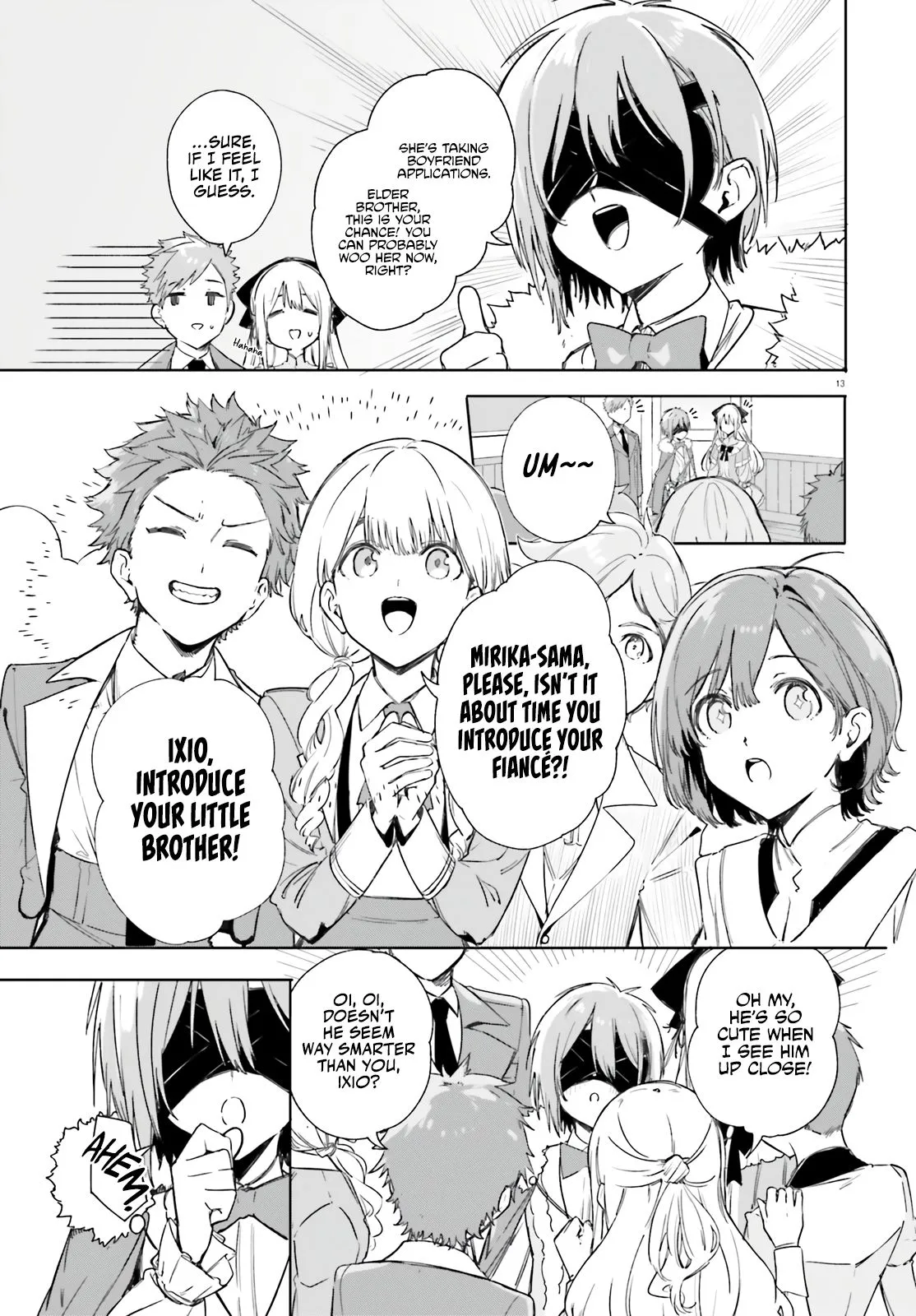 Majutsushi Kunon wa Miete Iru Chapter 5 — Page 14