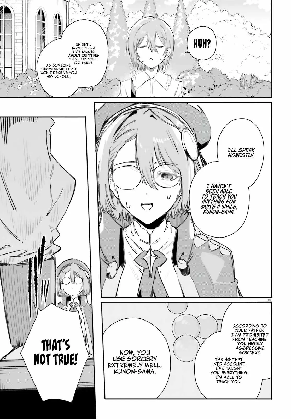 Majutsushi Kunon wa Miete Iru Chapter 6 — Page 4
