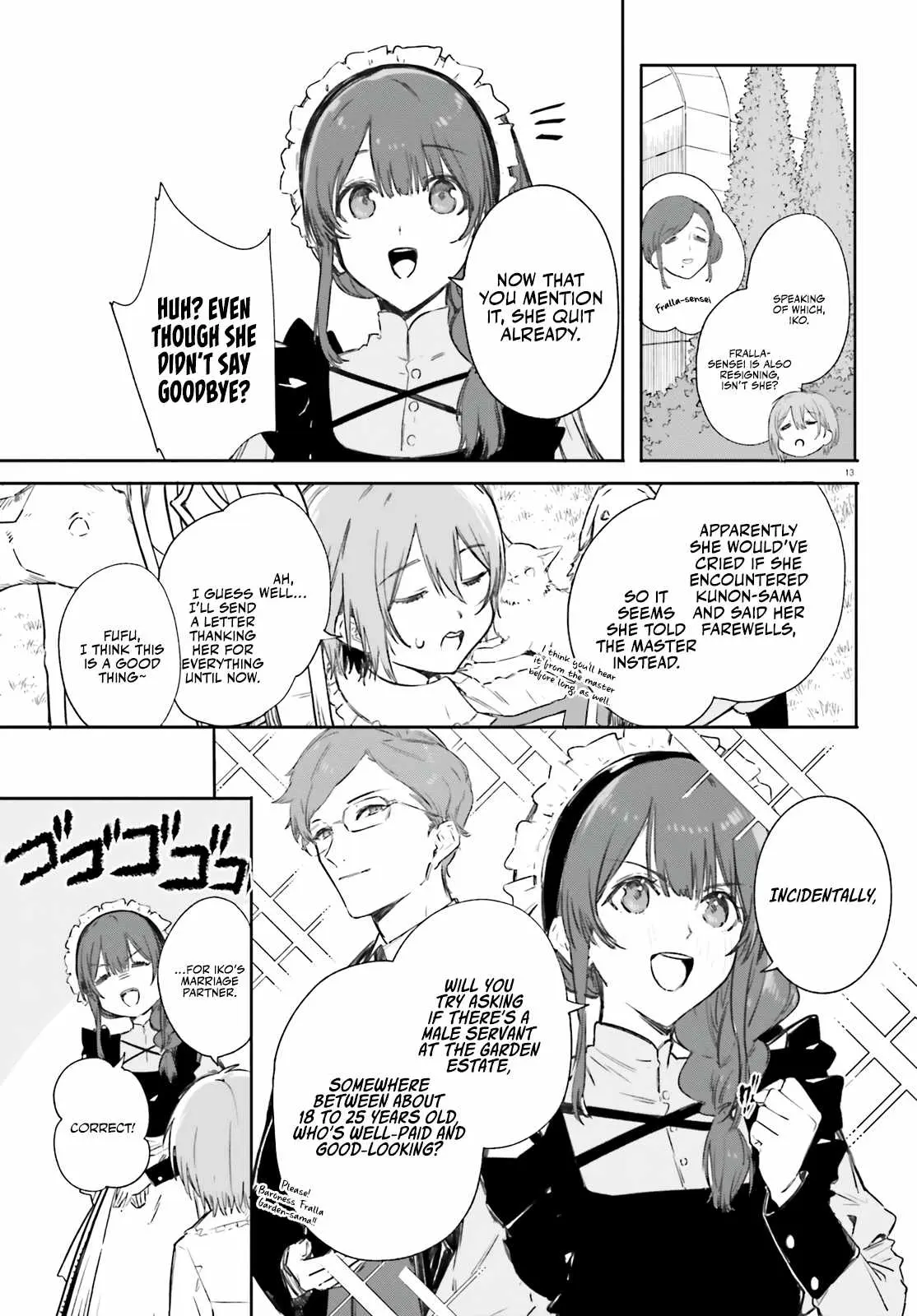 Majutsushi Kunon wa Miete Iru Chapter 6 — Page 14