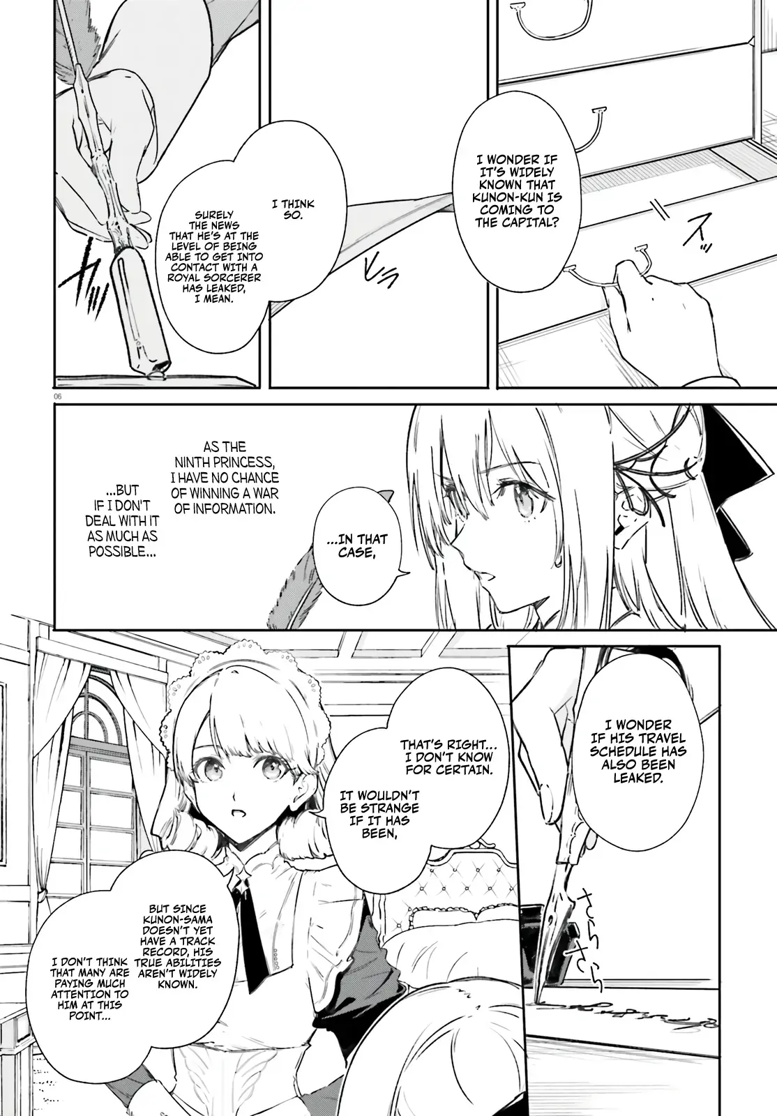 Majutsushi Kunon wa Miete Iru Chapter 7 — Page 7