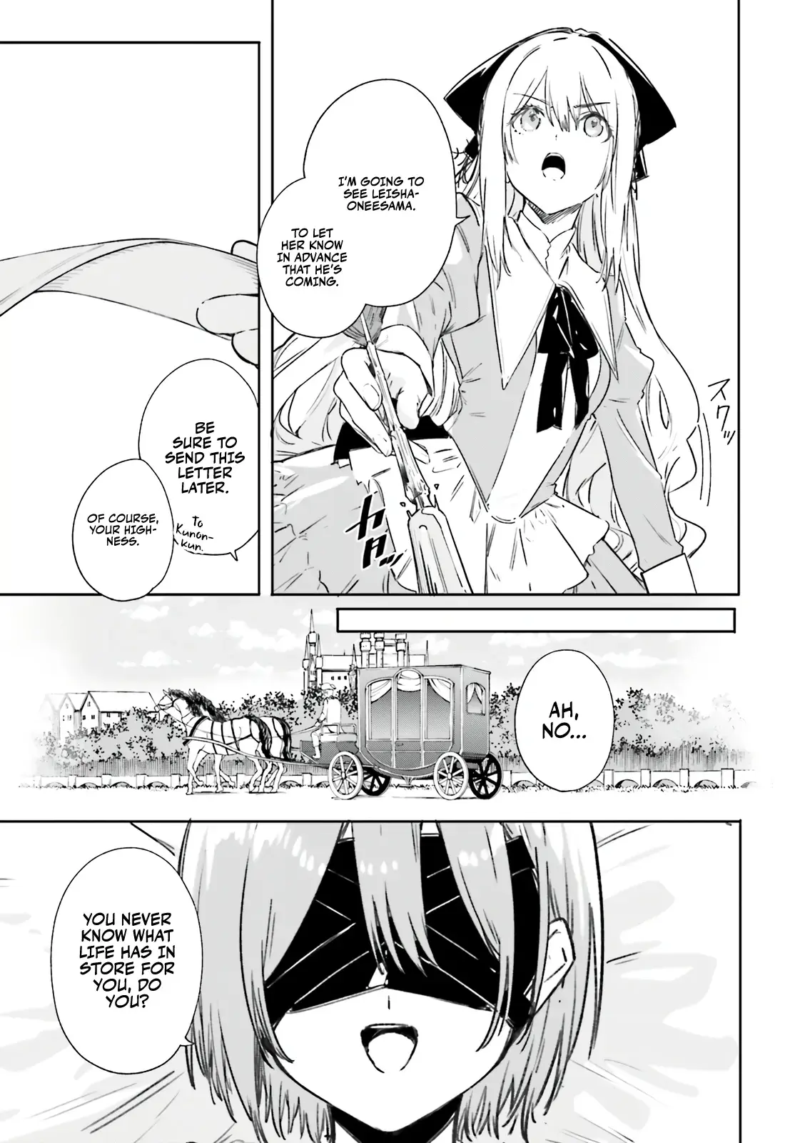 Majutsushi Kunon wa Miete Iru Chapter 7 — Page 8