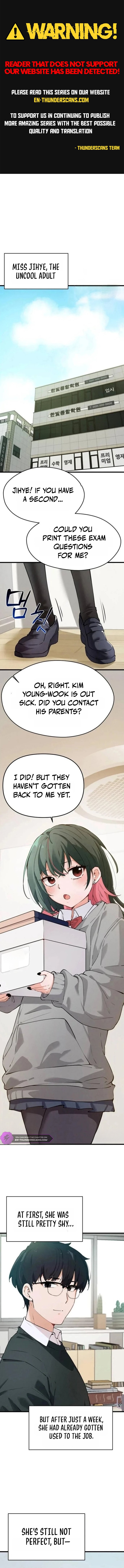 Miss Ji-Hye, The Uncool Adult Chapter 6 — Page 1