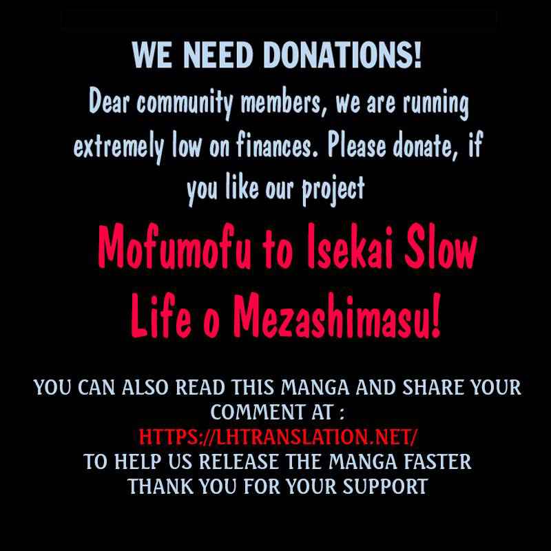 Mofumofu to Isekai Slow Life o Mezashimasu! Chapter 24 — Page 30