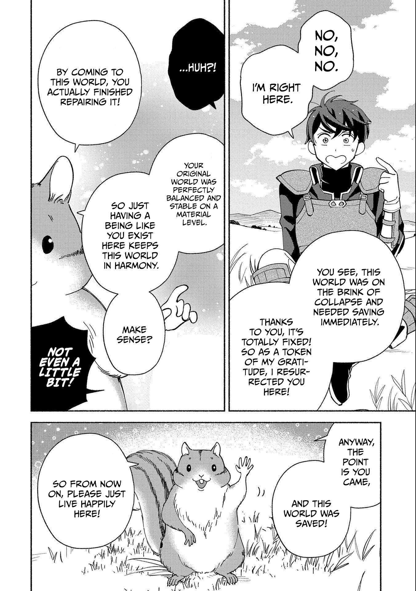 Mofumofu to Mukumuku to Isekai Hyouryuu Seikatsu Chapter 1 — Page 12