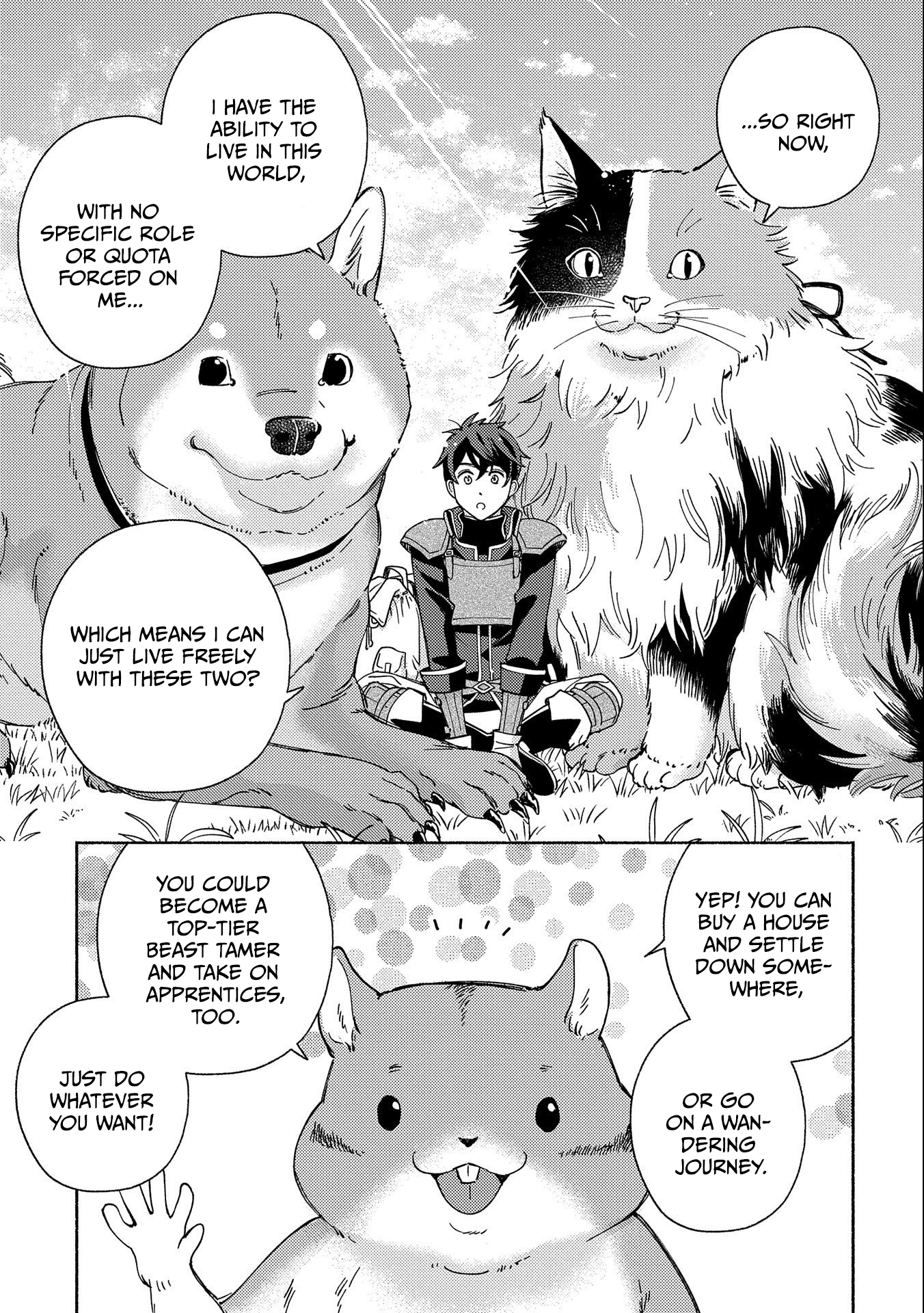 Mofumofu to Mukumuku to Isekai Hyouryuu Seikatsu Chapter 1 — Page 29