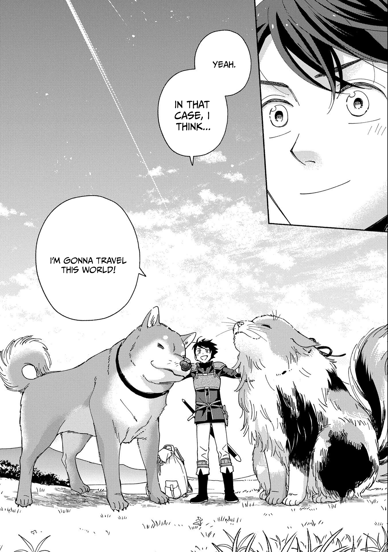 Mofumofu to Mukumuku to Isekai Hyouryuu Seikatsu Chapter 1 — Page 30