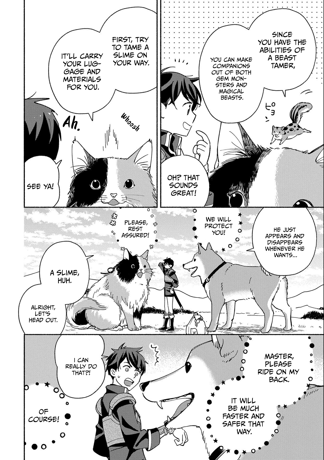 Mofumofu to Mukumuku to Isekai Hyouryuu Seikatsu Chapter 1 — Page 36
