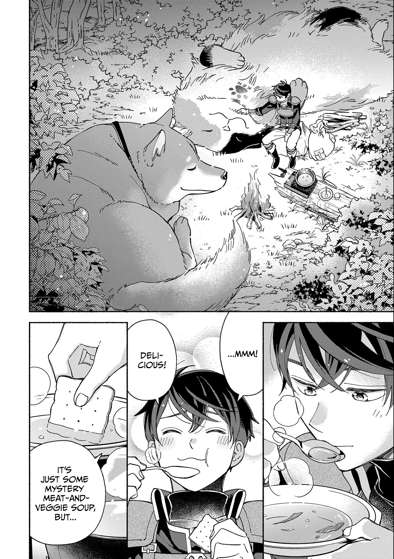 Mofumofu to Mukumuku to Isekai Hyouryuu Seikatsu Chapter 2 — Page 22