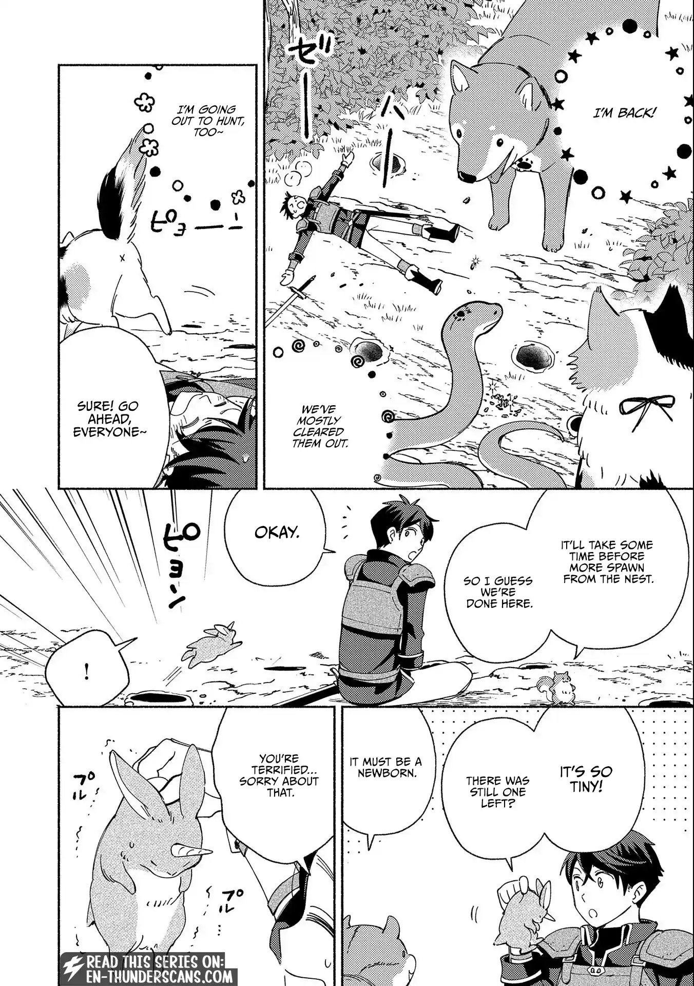 Mofumofu to Mukumuku to Isekai Hyouryuu Seikatsu Chapter 4 — Page 13