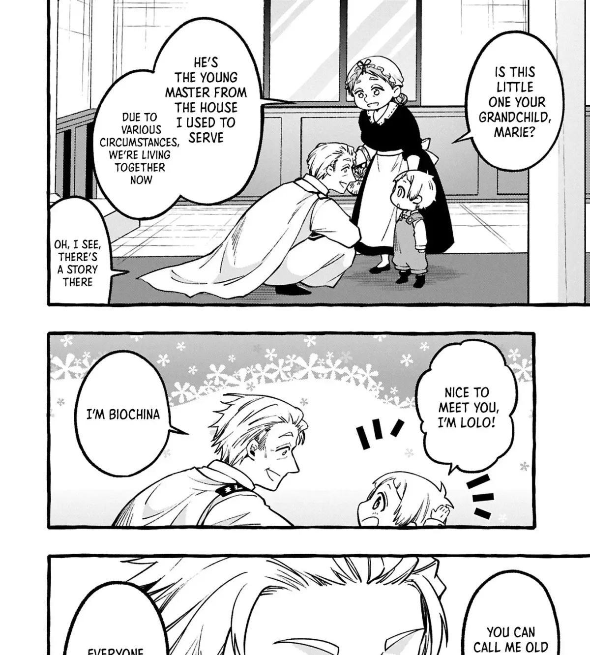 Moto Kizoku no Yonkyoudai wa Kujikenai! Chibikko dakedo Okkina Mofumofu to Issho ni Taisetsu na Kazoku wo Mamoru no ra! Chapter 1 — Page 52