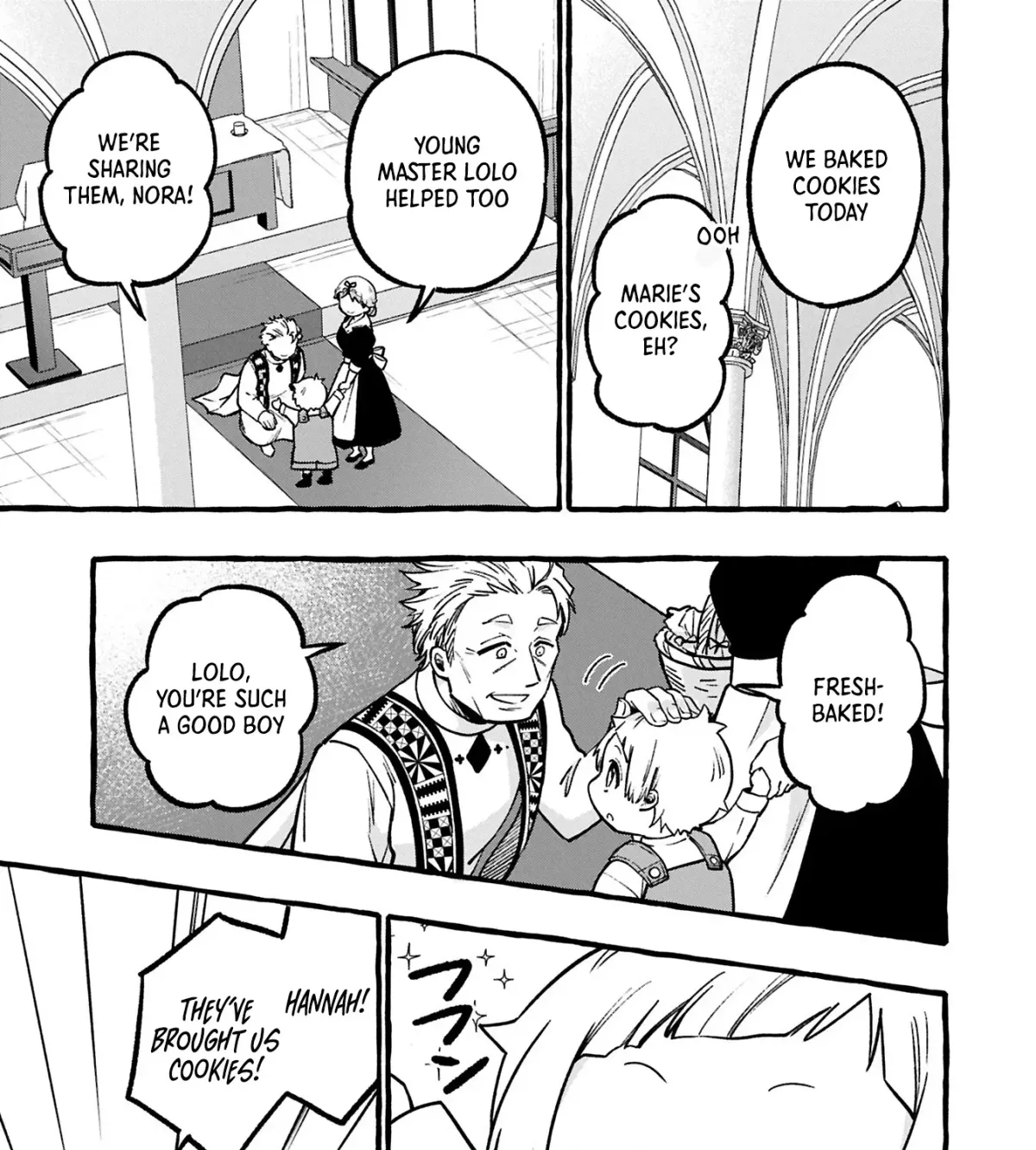 Moto Kizoku no Yonkyoudai wa Kujikenai! Chibikko dakedo Okkina Mofumofu to Issho ni Taisetsu na Kazoku wo Mamoru no ra! Chapter 1 — Page 54