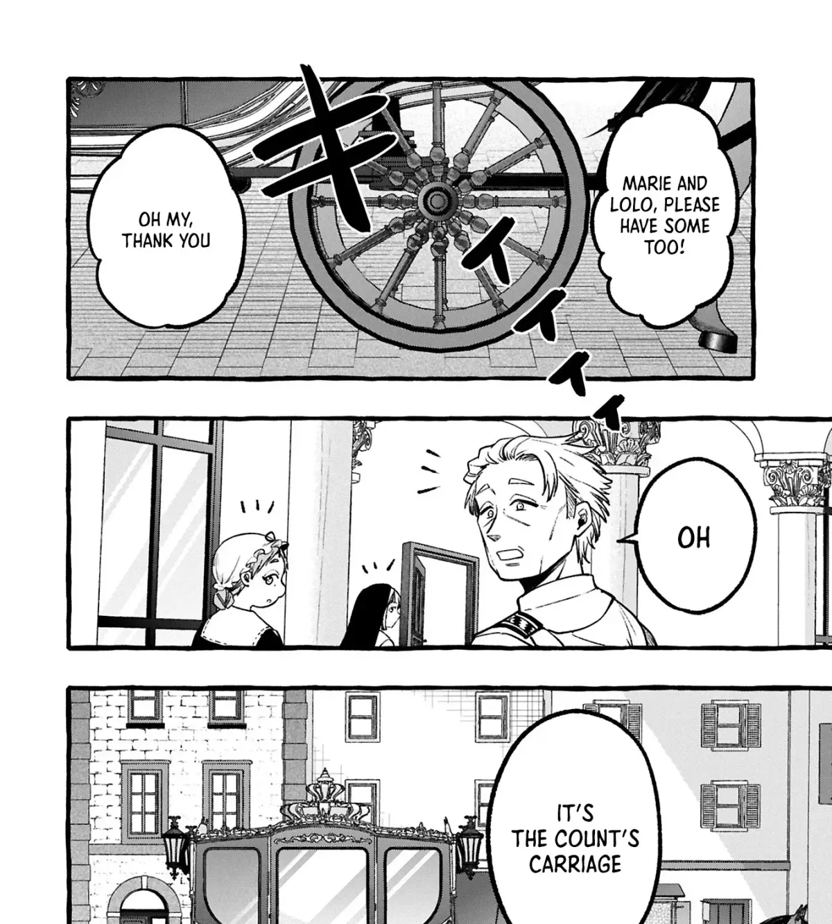 Moto Kizoku no Yonkyoudai wa Kujikenai! Chibikko dakedo Okkina Mofumofu to Issho ni Taisetsu na Kazoku wo Mamoru no ra! Chapter 1 — Page 60