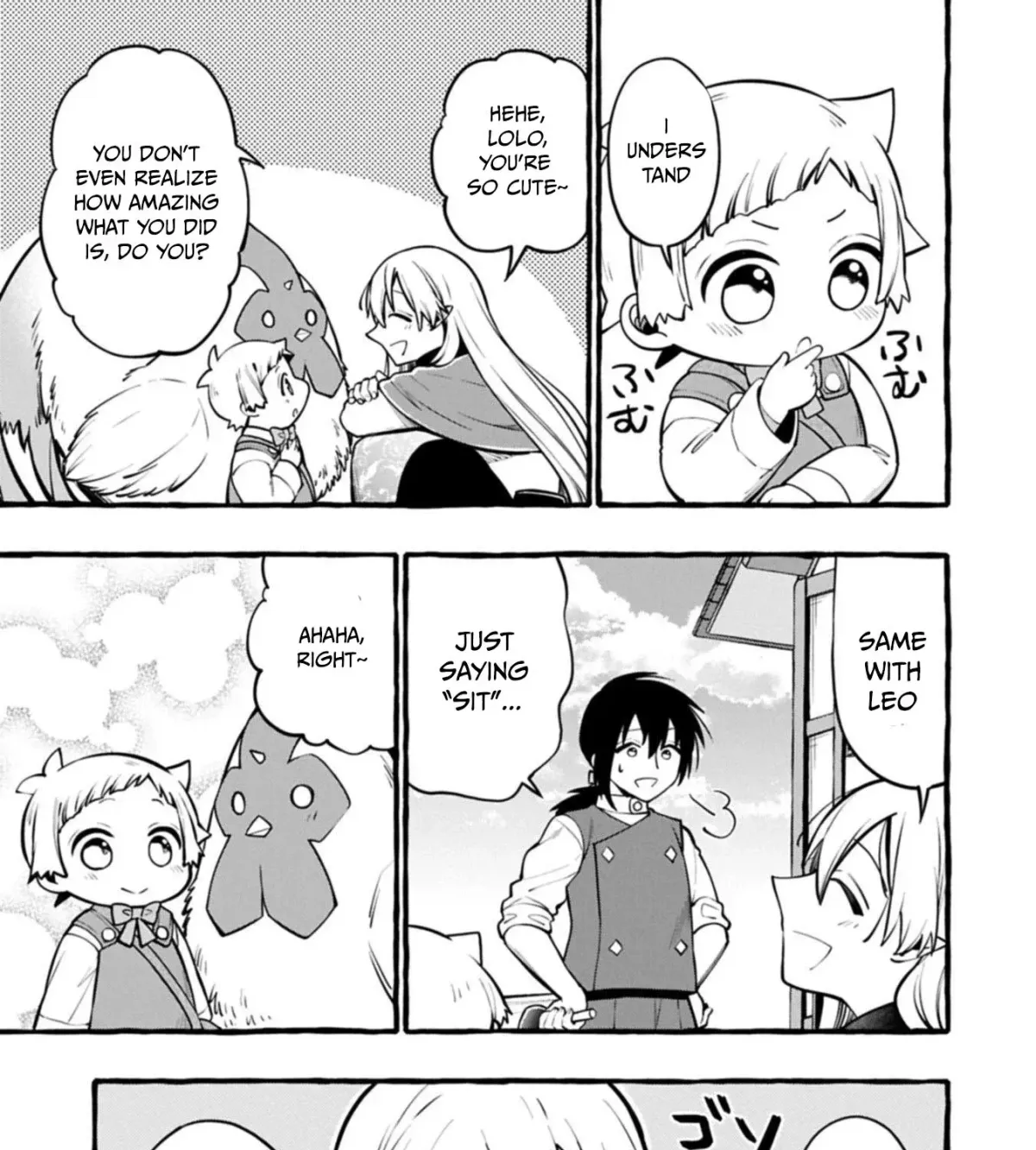 Moto Kizoku no Yonkyoudai wa Kujikenai! Chibikko dakedo Okkina Mofumofu to Issho ni Taisetsu na Kazoku wo Mamoru no ra! Chapter 10.1 — Page 22
