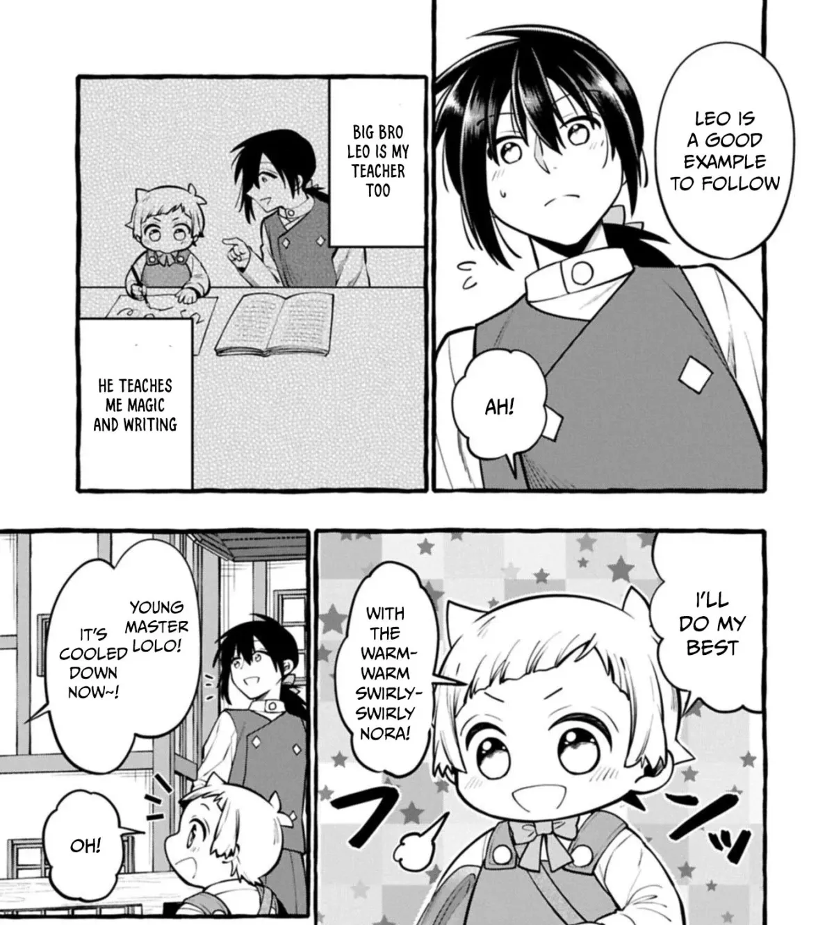 Moto Kizoku no Yonkyoudai wa Kujikenai! Chibikko dakedo Okkina Mofumofu to Issho ni Taisetsu na Kazoku wo Mamoru no ra! Chapter 10.1 — Page 30