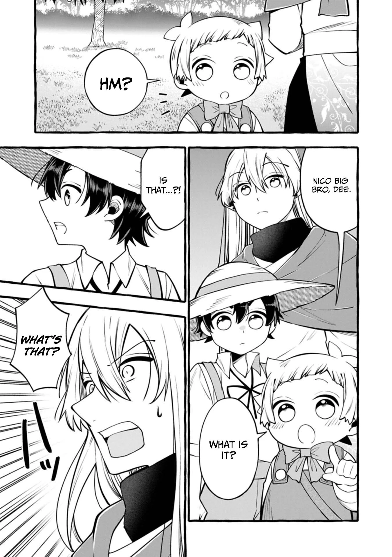 Moto Kizoku no Yonkyoudai wa Kujikenai! Chibikko dakedo Okkina Mofumofu to Issho ni Taisetsu na Kazoku wo Mamoru no ra! Chapter 14.1 — Page 8