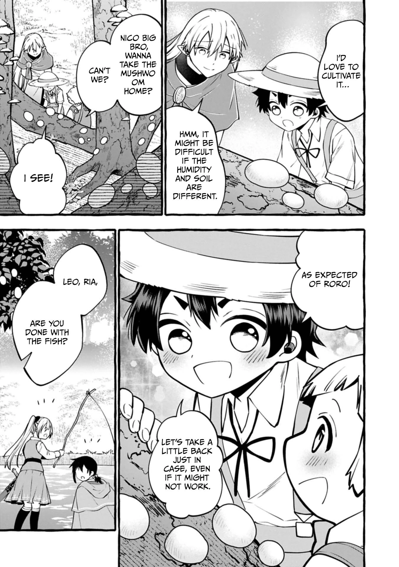 Moto Kizoku no Yonkyoudai wa Kujikenai! Chibikko dakedo Okkina Mofumofu to Issho ni Taisetsu na Kazoku wo Mamoru no ra! Chapter 14.1 — Page 10