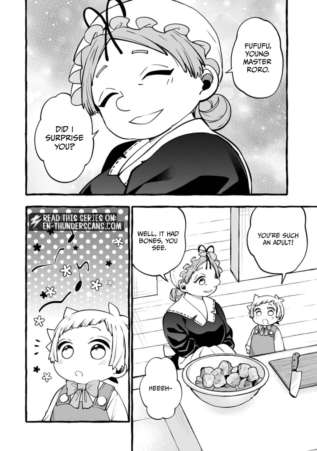 Moto Kizoku no Yonkyoudai wa Kujikenai! Chibikko dakedo Okkina Mofumofu to Issho ni Taisetsu na Kazoku wo Mamoru no ra! Chapter 14.2 — Page 11