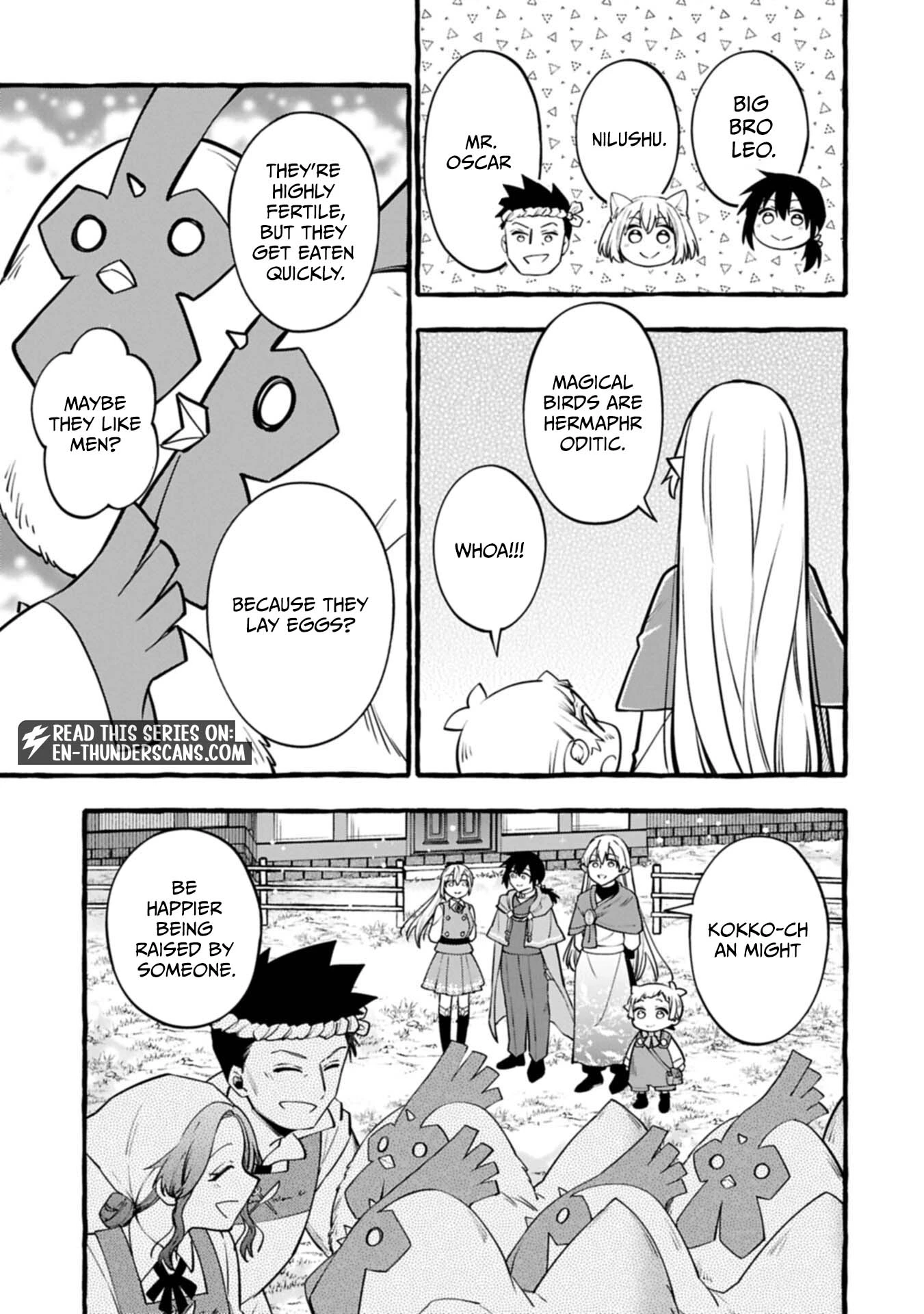 Moto Kizoku no Yonkyoudai wa Kujikenai! Chibikko dakedo Okkina Mofumofu to Issho ni Taisetsu na Kazoku wo Mamoru no ra! Chapter 15.1 — Page 16