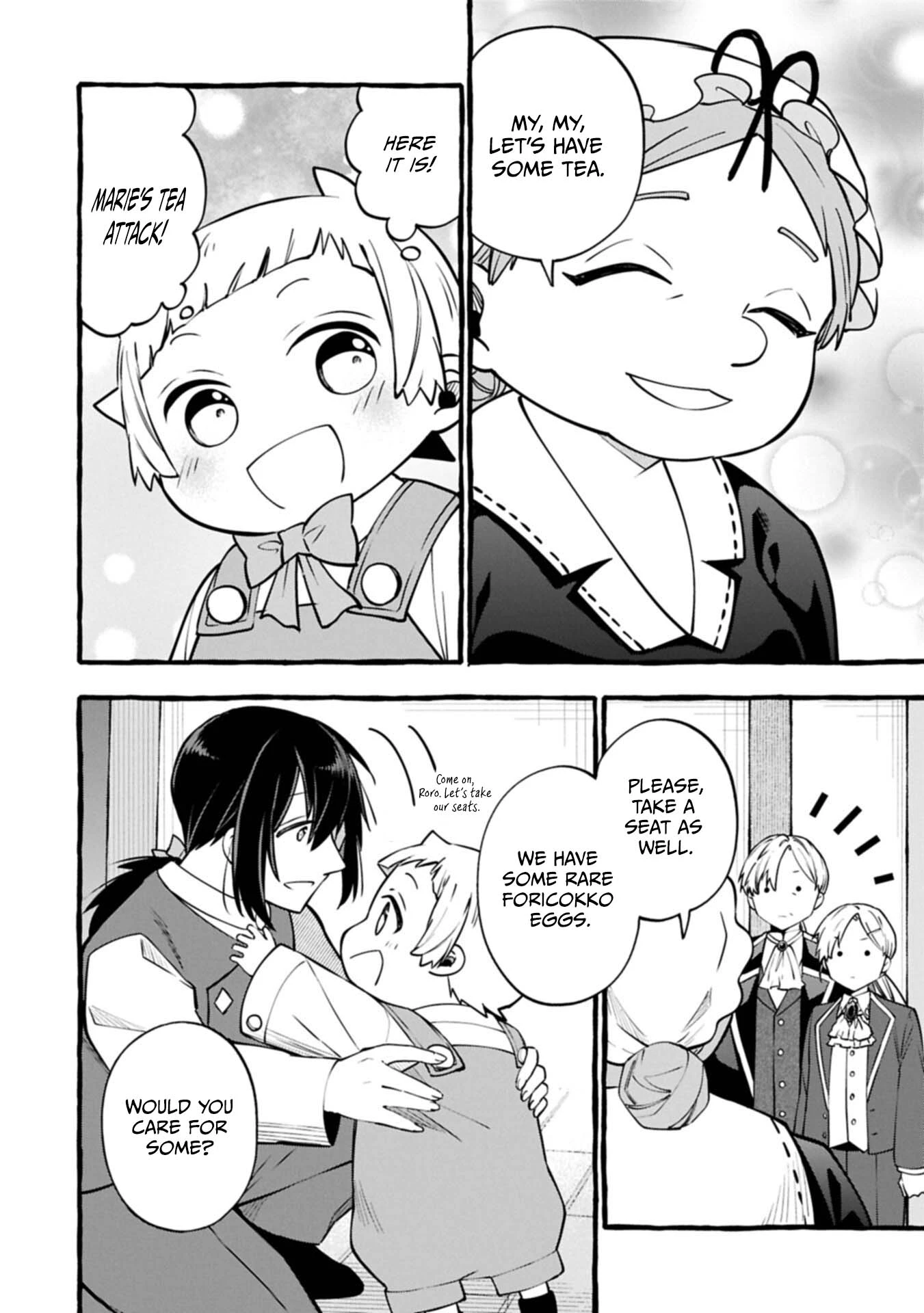 Moto Kizoku no Yonkyoudai wa Kujikenai! Chibikko dakedo Okkina Mofumofu to Issho ni Taisetsu na Kazoku wo Mamoru no ra! Chapter 16.1 — Page 9