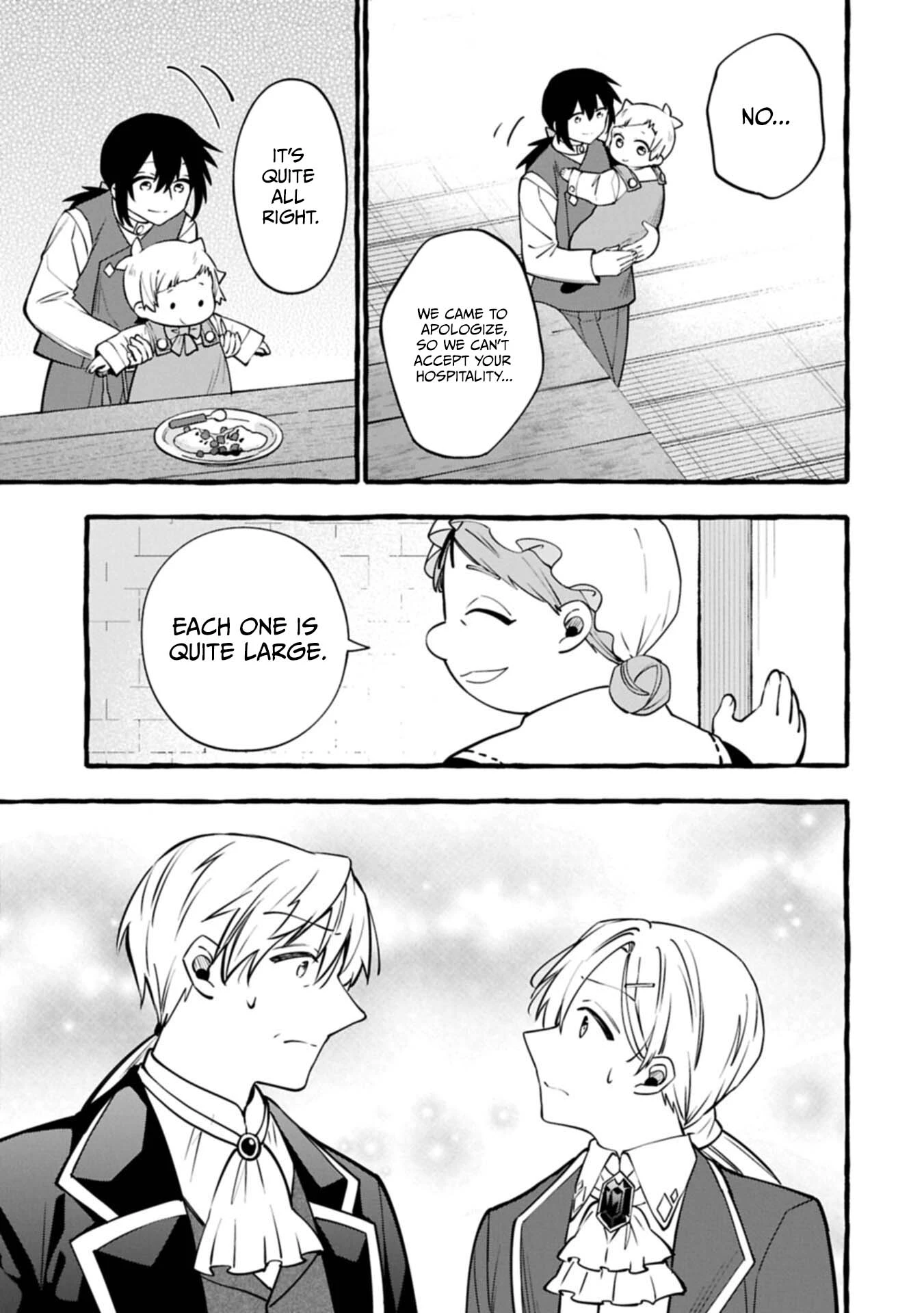 Moto Kizoku no Yonkyoudai wa Kujikenai! Chibikko dakedo Okkina Mofumofu to Issho ni Taisetsu na Kazoku wo Mamoru no ra! Chapter 16.1 — Page 10