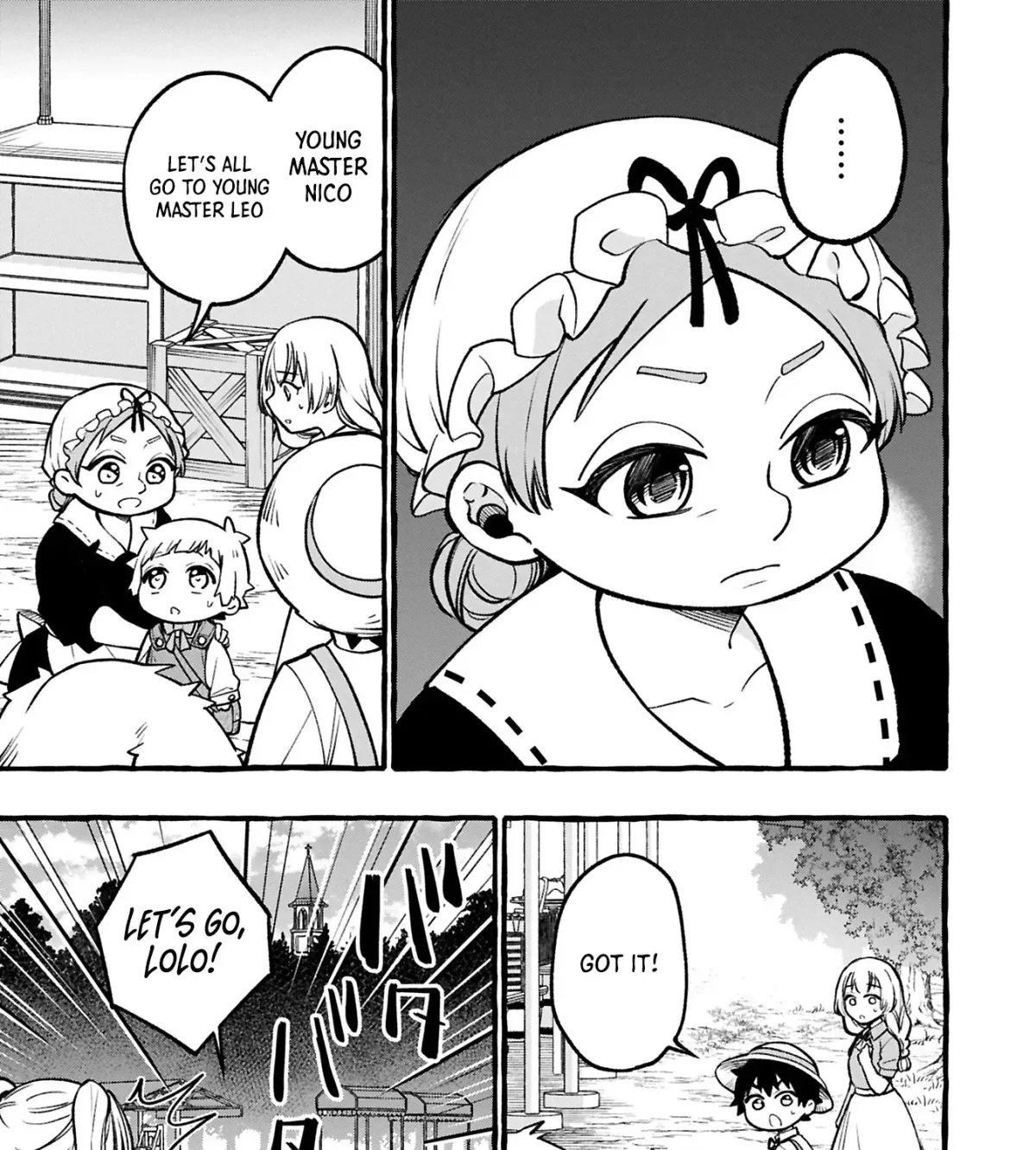 Moto Kizoku no Yonkyoudai wa Kujikenai! Chibikko dakedo Okkina Mofumofu to Issho ni Taisetsu na Kazoku wo Mamoru no ra! Chapter 3.2 — Page 22