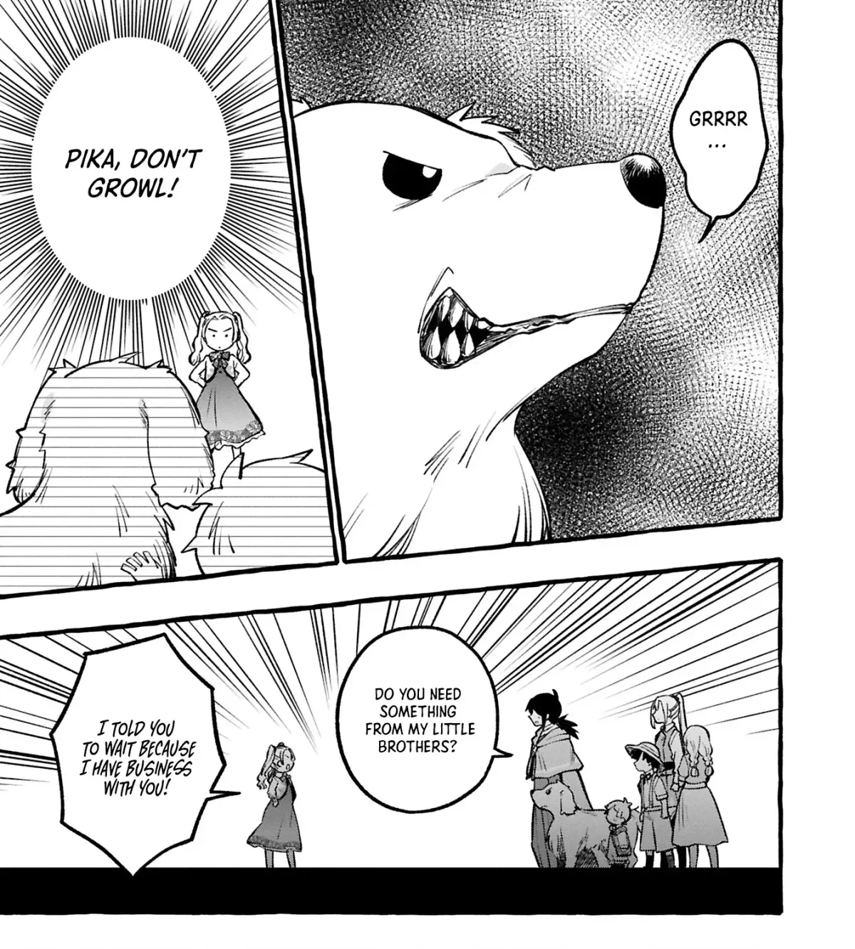 Moto Kizoku no Yonkyoudai wa Kujikenai! Chibikko dakedo Okkina Mofumofu to Issho ni Taisetsu na Kazoku wo Mamoru no ra! Chapter 3.2 — Page 30