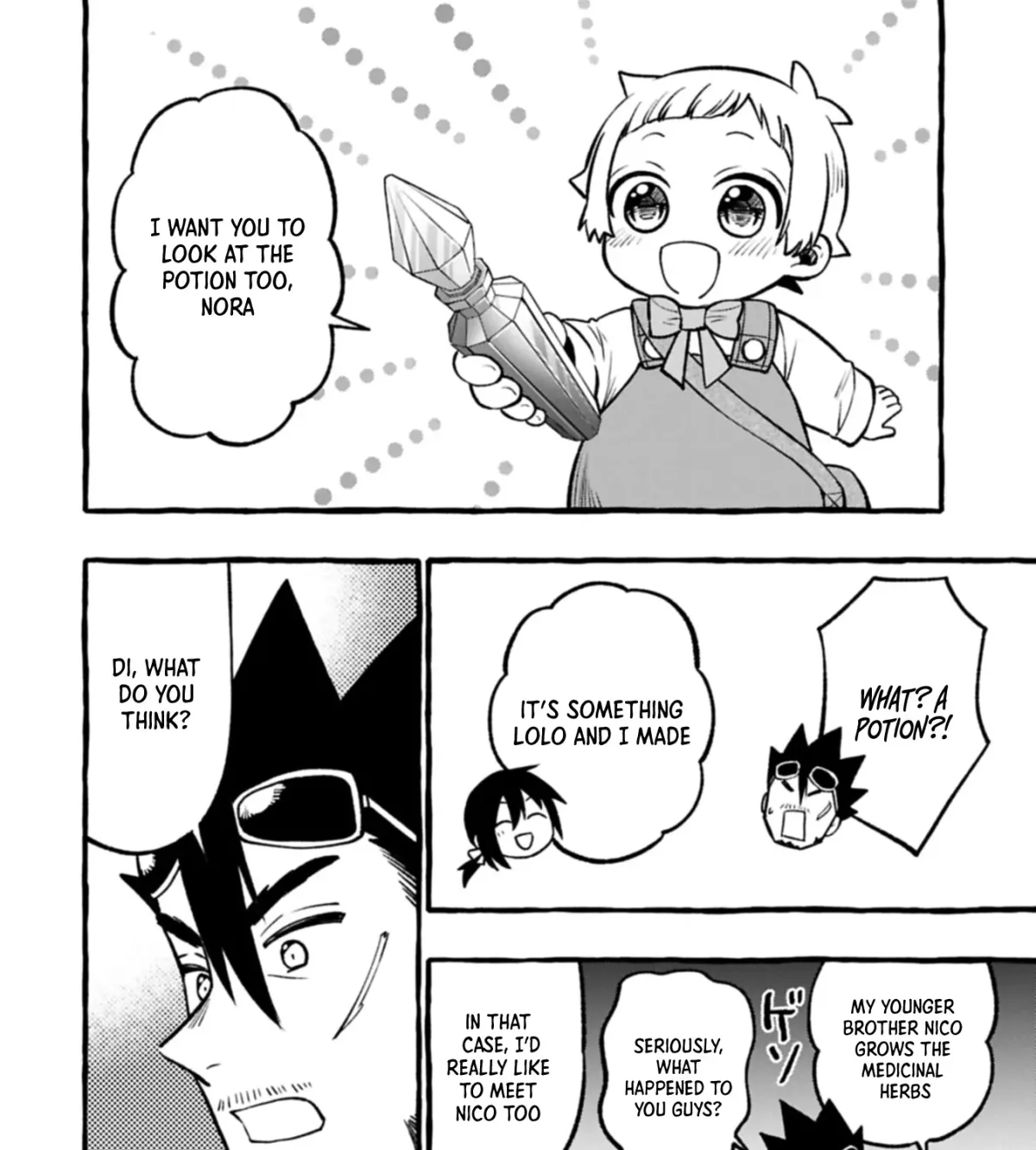 Moto Kizoku no Yonkyoudai wa Kujikenai! Chibikko dakedo Okkina Mofumofu to Issho ni Taisetsu na Kazoku wo Mamoru no ra! Chapter 5.1 — Page 24