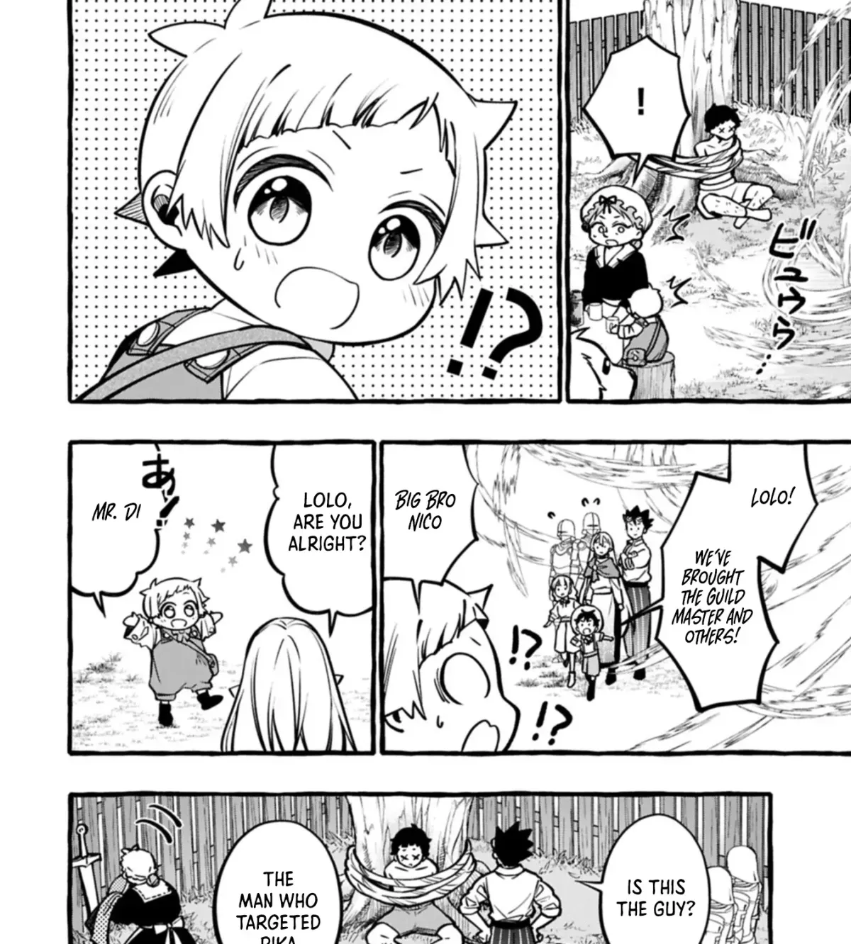 Moto Kizoku no Yonkyoudai wa Kujikenai! Chibikko dakedo Okkina Mofumofu to Issho ni Taisetsu na Kazoku wo Mamoru no ra! Chapter 6.1 — Page 32