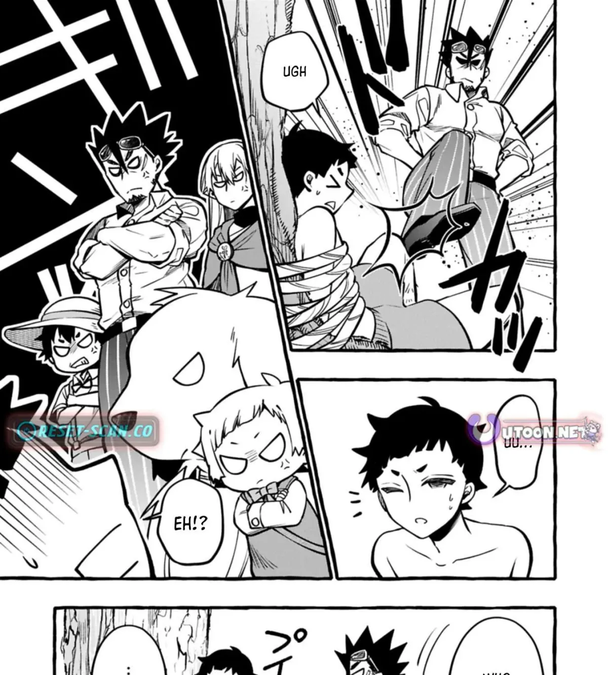 Moto Kizoku no Yonkyoudai wa Kujikenai! Chibikko dakedo Okkina Mofumofu to Issho ni Taisetsu na Kazoku wo Mamoru no ra! Chapter 6.1 — Page 34