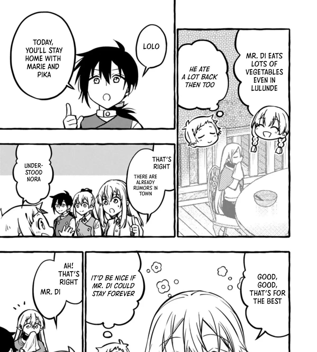 Moto Kizoku no Yonkyoudai wa Kujikenai! Chibikko dakedo Okkina Mofumofu to Issho ni Taisetsu na Kazoku wo Mamoru no ra! Chapter 6.2 — Page 14