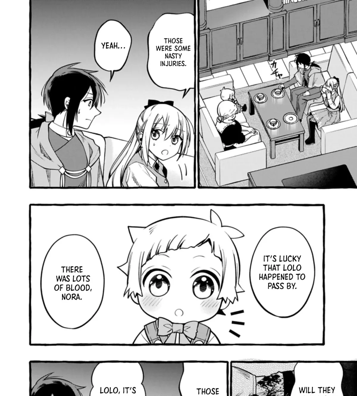 Moto Kizoku no Yonkyoudai wa Kujikenai! Chibikko dakedo Okkina Mofumofu to Issho ni Taisetsu na Kazoku wo Mamoru no ra! Chapter 7.1 — Page 20