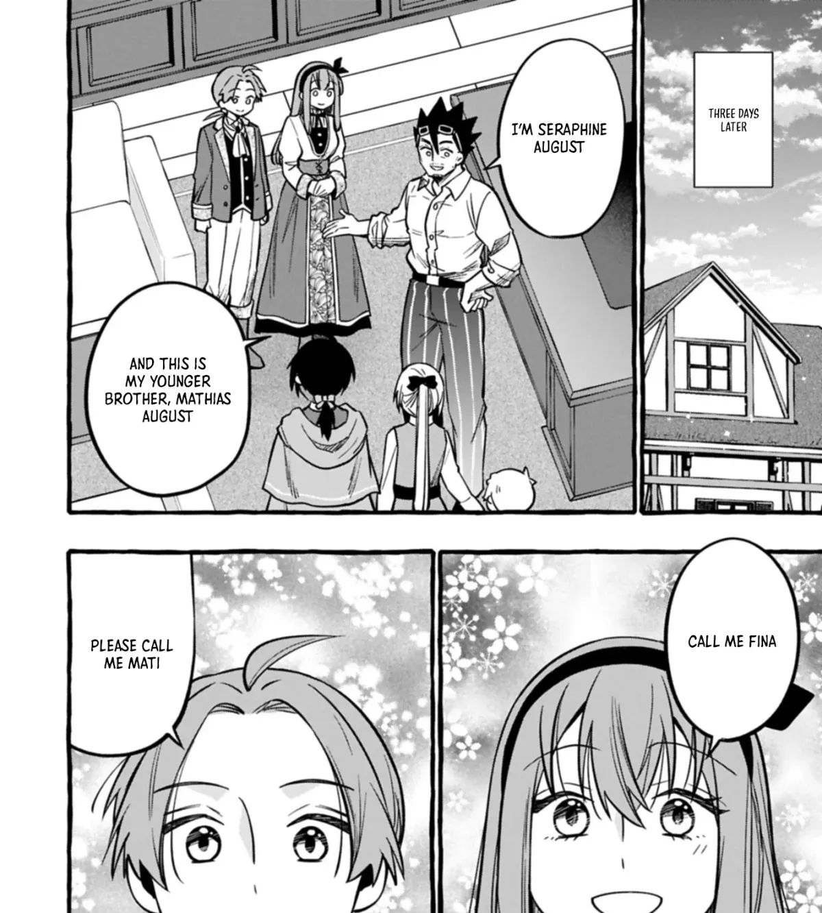 Moto Kizoku no Yonkyoudai wa Kujikenai! Chibikko dakedo Okkina Mofumofu to Issho ni Taisetsu na Kazoku wo Mamoru no ra! Chapter 7.2 — Page 12