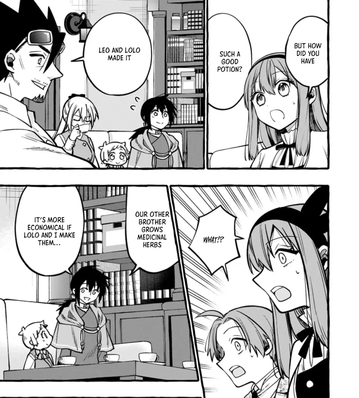 Moto Kizoku no Yonkyoudai wa Kujikenai! Chibikko dakedo Okkina Mofumofu to Issho ni Taisetsu na Kazoku wo Mamoru no ra! Chapter 7.2 — Page 18