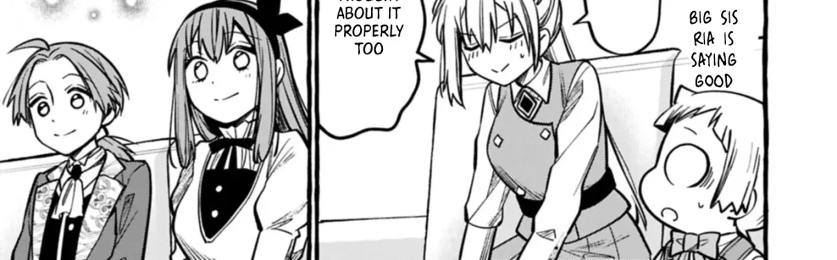 Moto Kizoku no Yonkyoudai wa Kujikenai! Chibikko dakedo Okkina Mofumofu to Issho ni Taisetsu na Kazoku wo Mamoru no ra! Chapter 7.2 — Page 35