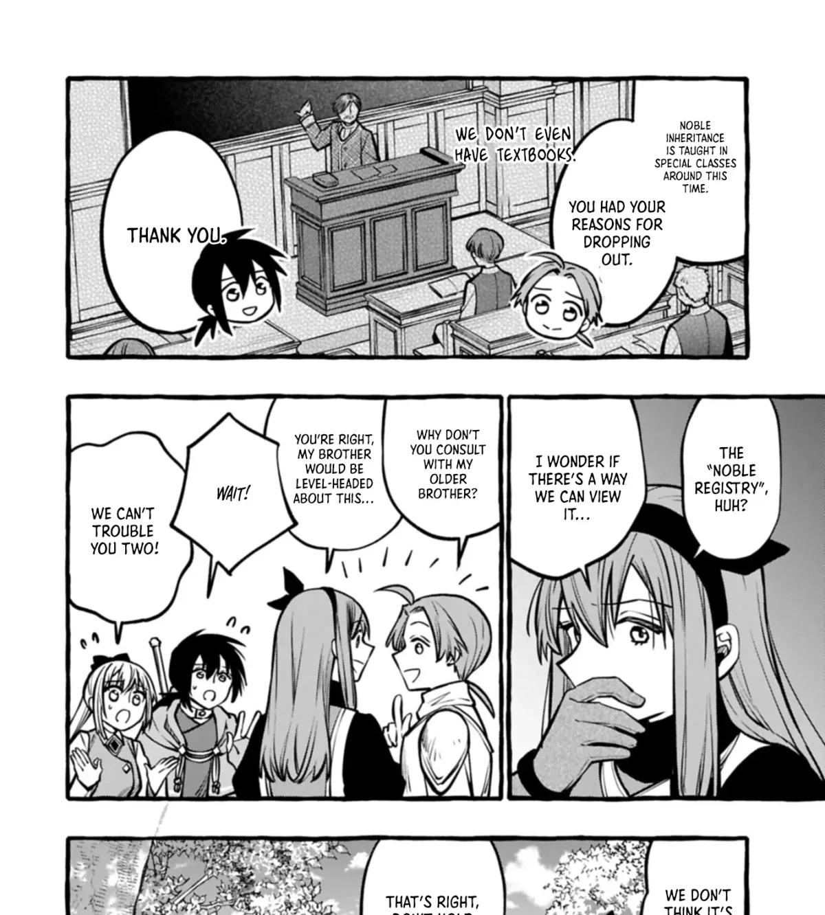 Moto Kizoku no Yonkyoudai wa Kujikenai! Chibikko dakedo Okkina Mofumofu to Issho ni Taisetsu na Kazoku wo Mamoru no ra! Chapter 8.1 — Page 28