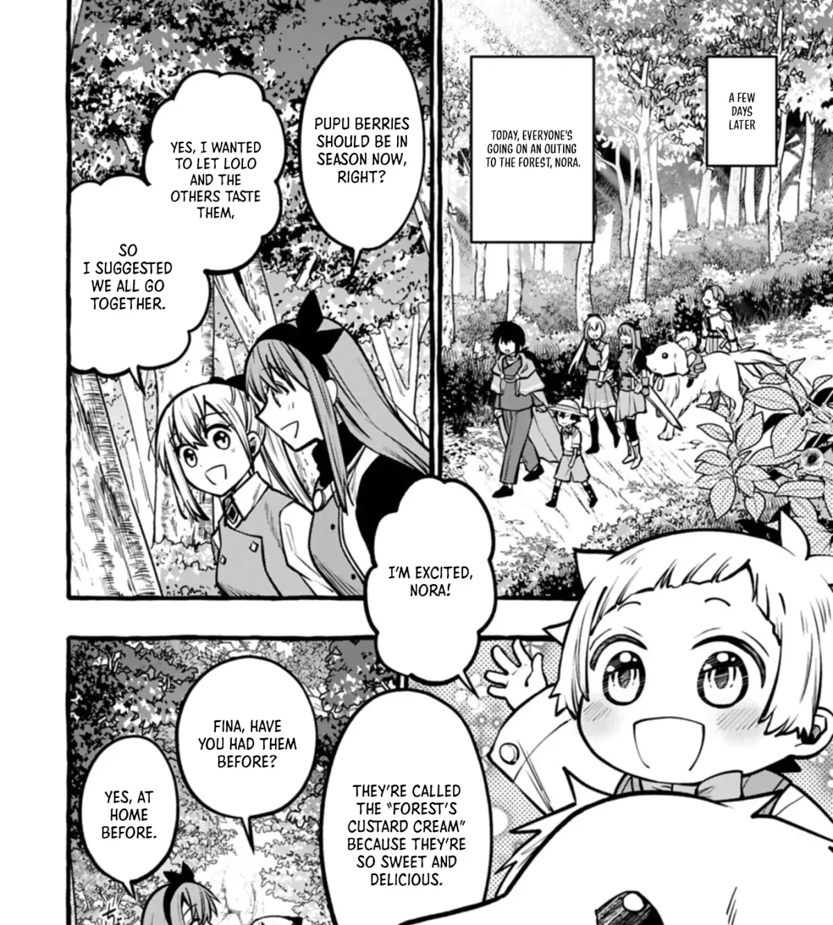 Moto Kizoku no Yonkyoudai wa Kujikenai! Chibikko dakedo Okkina Mofumofu to Issho ni Taisetsu na Kazoku wo Mamoru no ra! Chapter 8.1 — Page 32