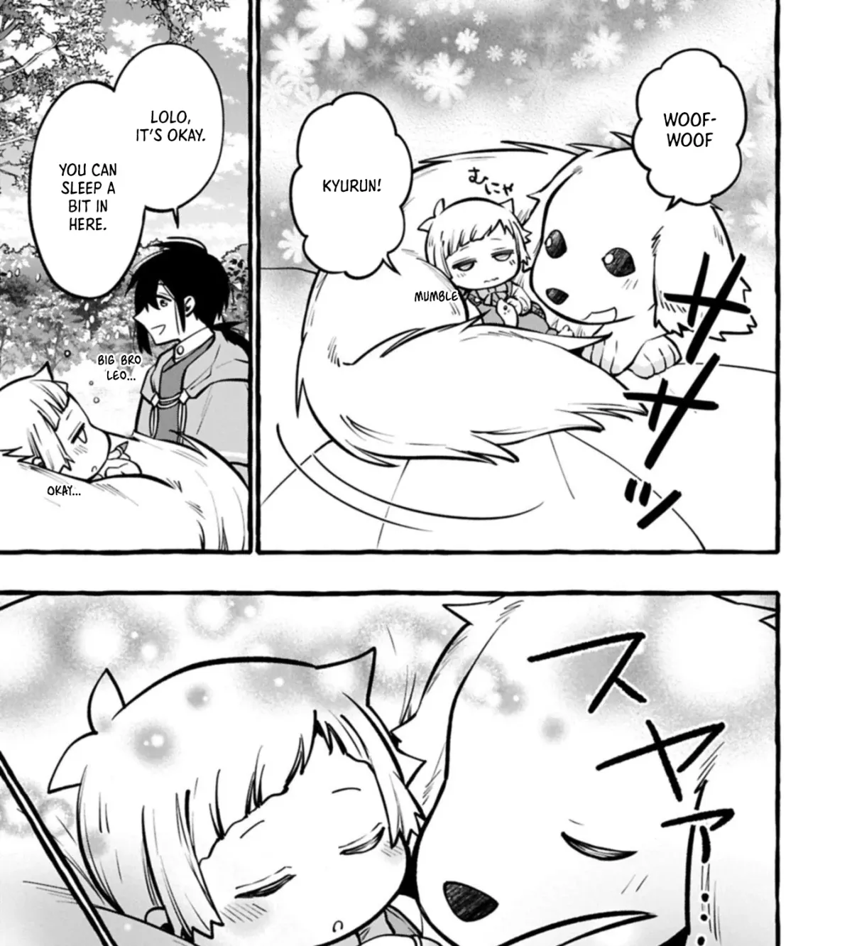 Moto Kizoku no Yonkyoudai wa Kujikenai! Chibikko dakedo Okkina Mofumofu to Issho ni Taisetsu na Kazoku wo Mamoru no ra! Chapter 8.2 — Page 18