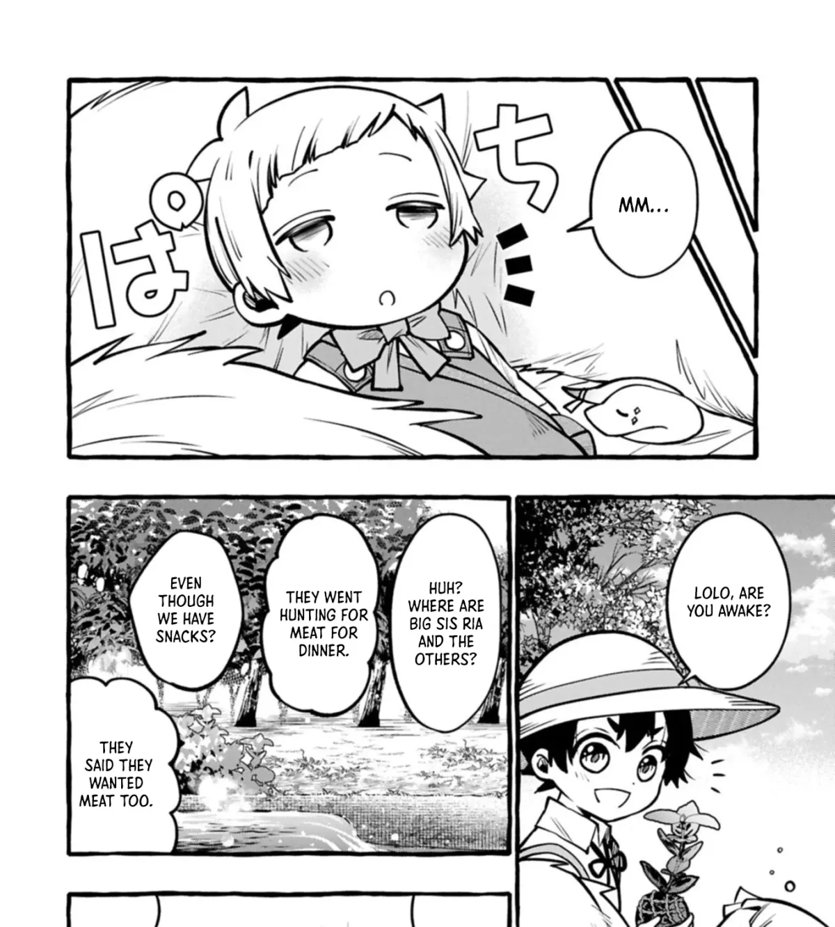 Moto Kizoku no Yonkyoudai wa Kujikenai! Chibikko dakedo Okkina Mofumofu to Issho ni Taisetsu na Kazoku wo Mamoru no ra! Chapter 8.2 — Page 28