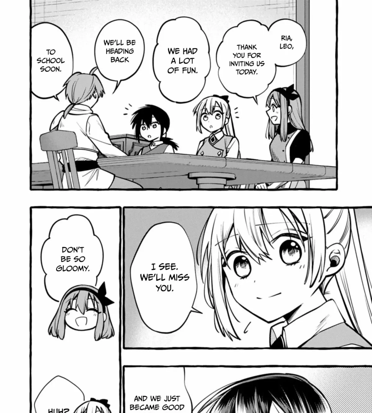 Moto Kizoku no Yonkyoudai wa Kujikenai! Chibikko dakedo Okkina Mofumofu to Issho ni Taisetsu na Kazoku wo Mamoru no ra! Chapter 9.2 — Page 28