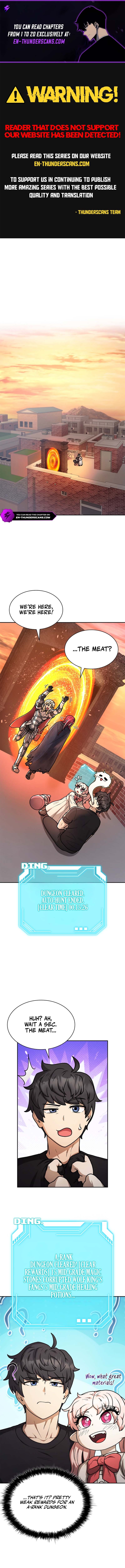 Mr. Kim Strikes It Rich With Auto-Hunting Chapter 11 — Page 1