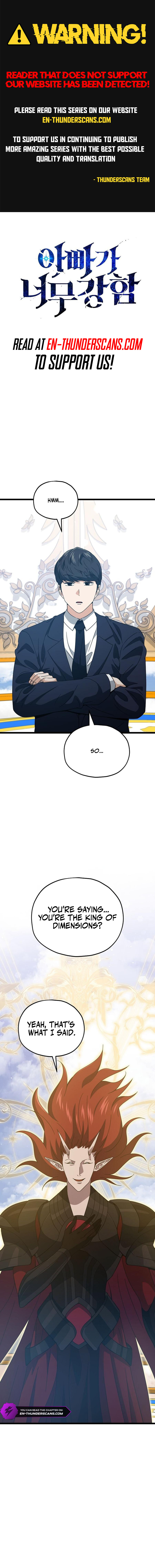 My Dad Is Too Strong Chapter 235 — Page 1