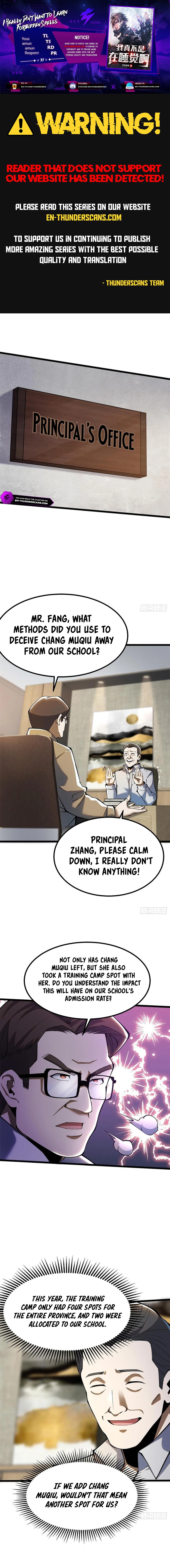 My Reluctant Journey into Forbidden Spells Chapter 37 — Page 1