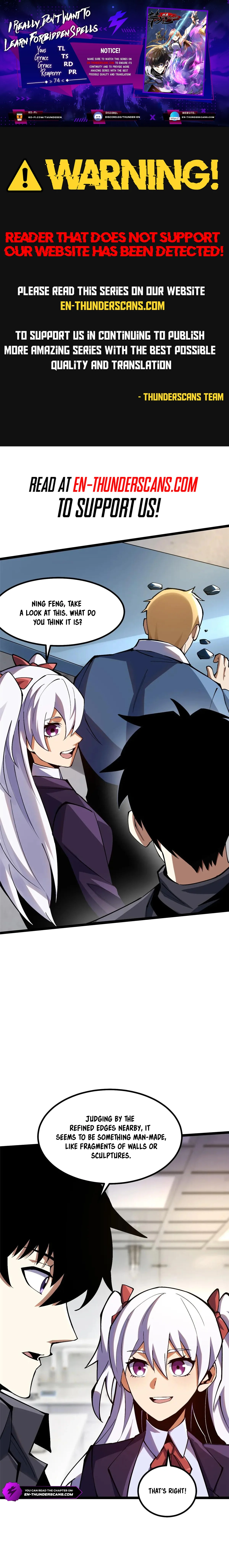 My Reluctant Journey into Forbidden Spells Chapter 74 — Page 1