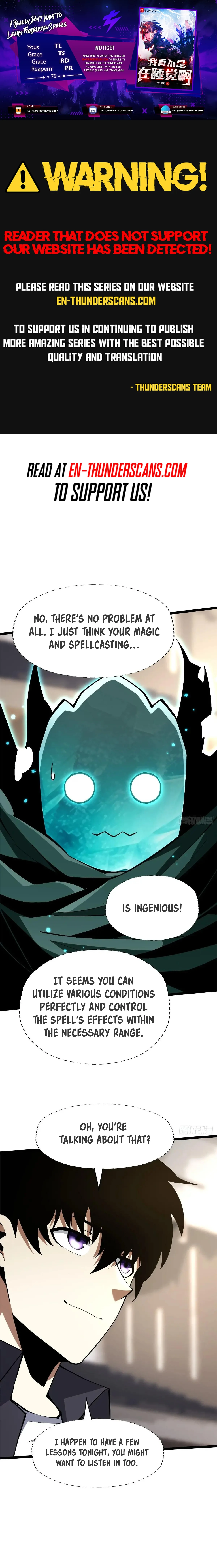 My Reluctant Journey into Forbidden Spells Chapter 79 — Page 1